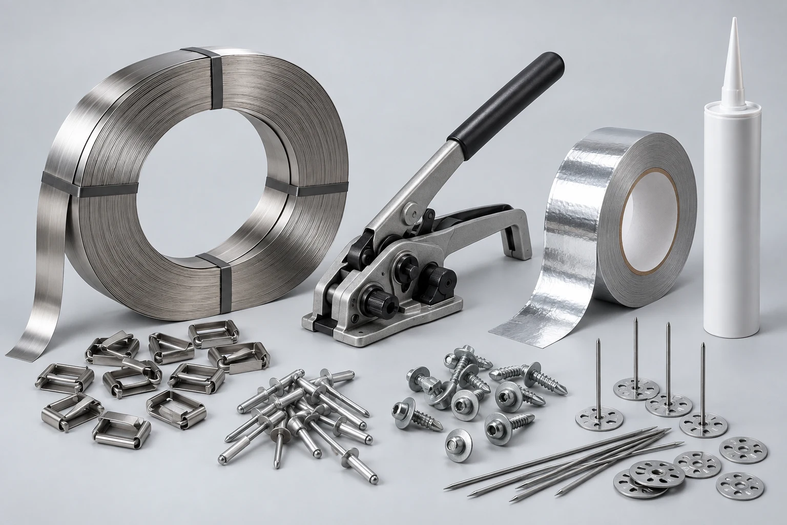 Sealants, barriers & tools — illustrative materials image